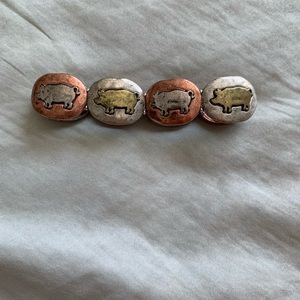 Vintage Pig Bracelet